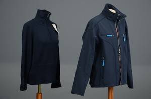 Key West softshell jakke samt strik str. medium
