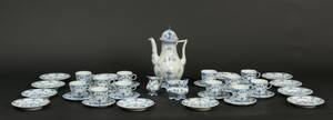 Royal Copenhagen Kgl. P. Musselmalet Helblonde. Kaffe- testel 39