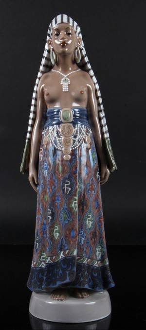 Dahl Jensen figur. Egypterinde. 1123