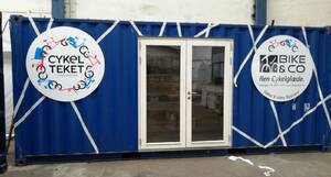 Container 20 fod med indretning