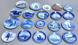 BG. Kgl. P. m.fl. Samling diverse juleplatter og platter med gørnlandske motiver27