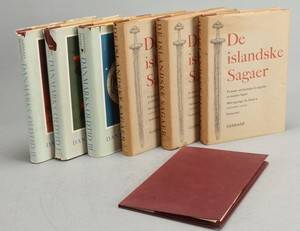 De Islandske Sagaer ill. Johs Larsen samt Danmarks Oldtid 7