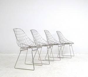 Cees Braakman, Set Wire Chairs Stühle für UMS Pastoe 4