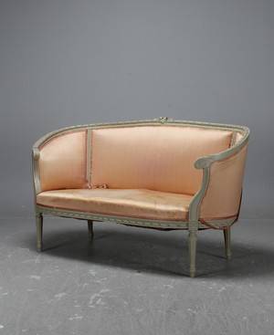 Baljsoffa, gustaviansk stil