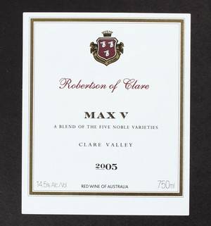 11 fl. Robertson of Clare Max V 2005 11