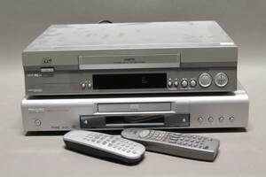 VHS-spelare JVC HR-J680 och DVD-spelare Philips DVD723