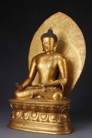 Kinesisk Buddha, Chien Lung 1736-1795