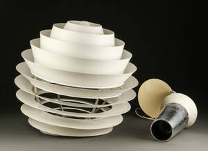 Poul Henningsen. Kuglen Louvre, pendel, Ø. 60