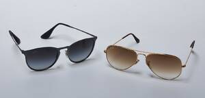 Ray Ban. To par solbriller med etuier. 2