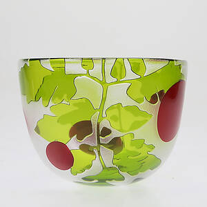 PAUL HOFF. SKÅL, glas, unik, Kosta, signerad, 1900-tal.
