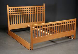 Dobbeltseng fra Naver Collection, Egetræ, model BM2