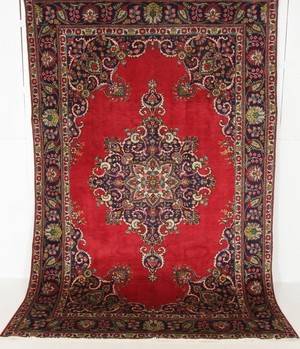 Handknuten äkta matta, Tabriz, 300x200 cm