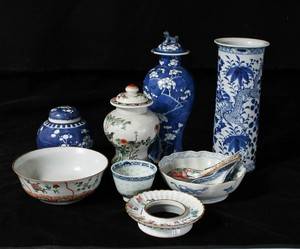 Samling porslin, Kina och Japan, 181900-tal 10