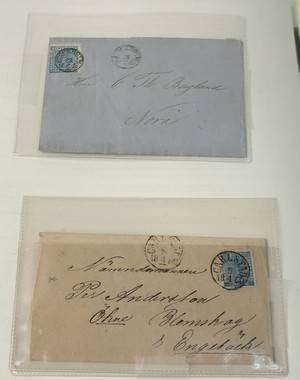 Frimärkssamling Sverige, stämpladostämplad 1855-1990