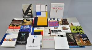 Samling litteratur omhandlende kunst, arkitektur og designca. 36
