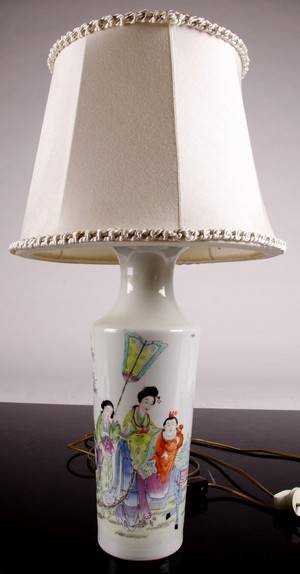 Bordslampa, Kina, tidigt 1900-tal