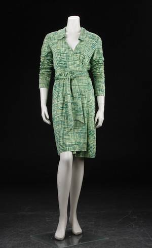 Diane von Furstenberg. Kjole, silke, str. ca. 42