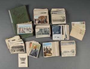 Samling kinesiske postkort fra fam. Blacks samling, ca. 1915-1945