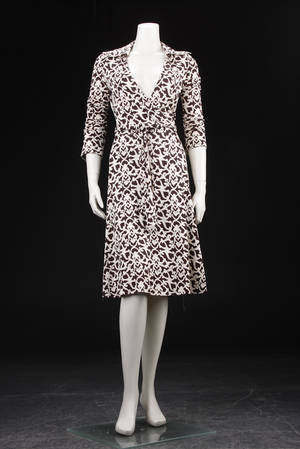 Diane von Furstenberg. Kjole, silke, str. ca. 38