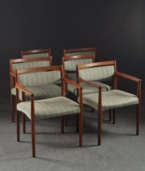 6 st stolar i teak 6