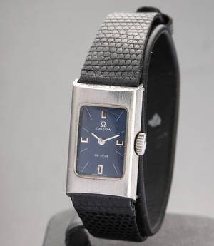Omega De Ville. Vintage dameur i kasse af stål, 1970