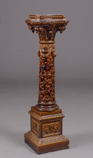 Rørstrand piedestal af majolica
