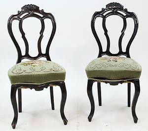 ROKOKOSTOLAR, paret, 1800-tal.