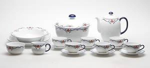 SERVISDELAR, 12 delar, porslin, Sundborn, Pia Rönndahl, Rörstrand.