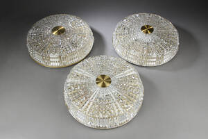 Carl Fagerlund for Orrefors Lyfa. Tre Cirrus loftslamper 3