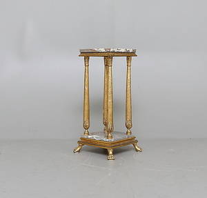 PIEDESTAL, marmor, rokokostil, 1900-talets mitt.