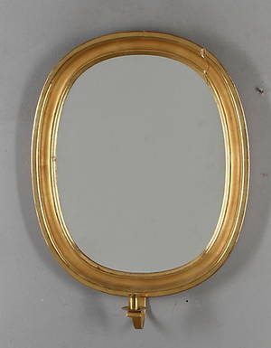 SPEGELLAMPETT, för 1 ljus, J.P Larsson, 1943.