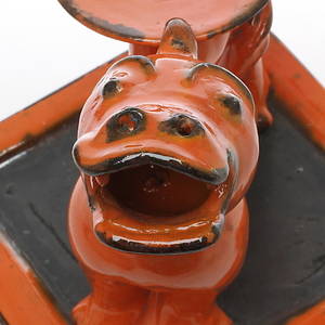 FIGURIN LJUSSTAKE, keramik, Allan Ebeling, Torshälla, 1900-tal.