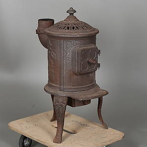 KAMIN i gjutjärn, Norrahammar nr 10.