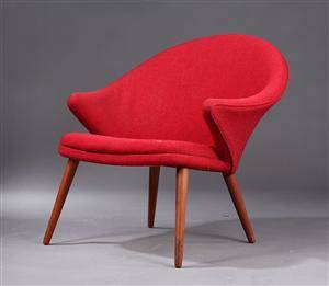 Ubekendt dansk møbelarkitektproducent, hvilestol, 1950-erne