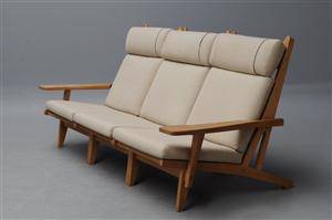 Hans J. Wegner. Modulsofa af egetræ, model GE-375 3