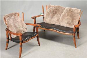 Bruce Dowse for Pacific Green. Mendi to personers sofa samt lænestol 2