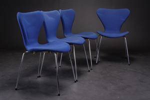 Arne Jacobsen. Fire stole, model 3107 4