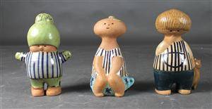 Lisa Larson, Gustavsberg, figuriner, 3 st