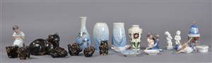Royal Copenhagen Kgl. P. Bing og Grøndahl Aluminia m.m. Samling figurer m.m. 21