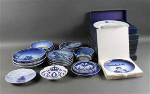Kgl. P., BG mfl. Samling platter 34