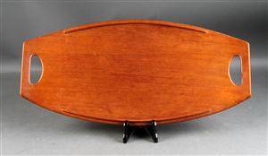 Jens Harald Quistgaard. Stort fad af teak