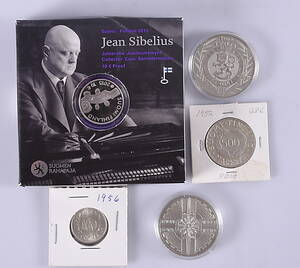SILVERMYNT och medaljer Finland.