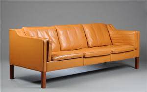 Børge Mogensen. Tre-pers. sofa model 2213