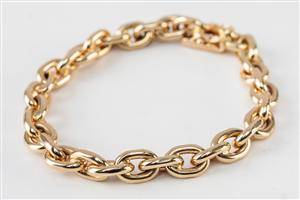 BNH. Ankerarmbånd, udført i 14 kt. guld 55,7 gr.