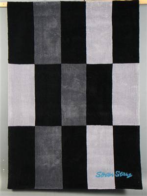 Moderne håndtyftet designtæppe, 140 x 200 cm.