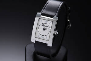 Montblanc Profile. Dameur i stål med sølvfarvet skive, 2000erne