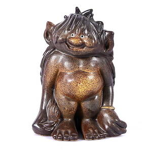 ERIK MORNILS. Figurin, keramik, Nittsjö.