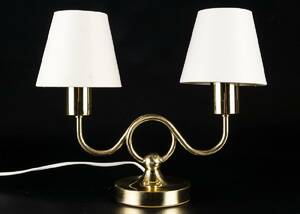 BORDSLAMPA, mässing, Smycket nr 24831, Josef Frank, Svenskt Tenn.