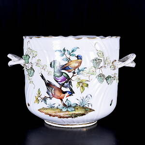 CHAMPAGNEKYLARE, porslin, Meissen, Augustus Rex märkning, 1800-tal.