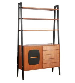Bokhylla, Tema, Gillis Lundgren för IKEA, 195060-tal
